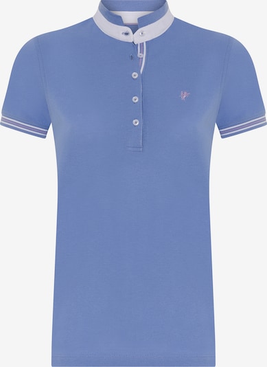 DENIM CULTURE Camiseta 'Vanessa' en azul claro / lila / blanco, Vista del producto