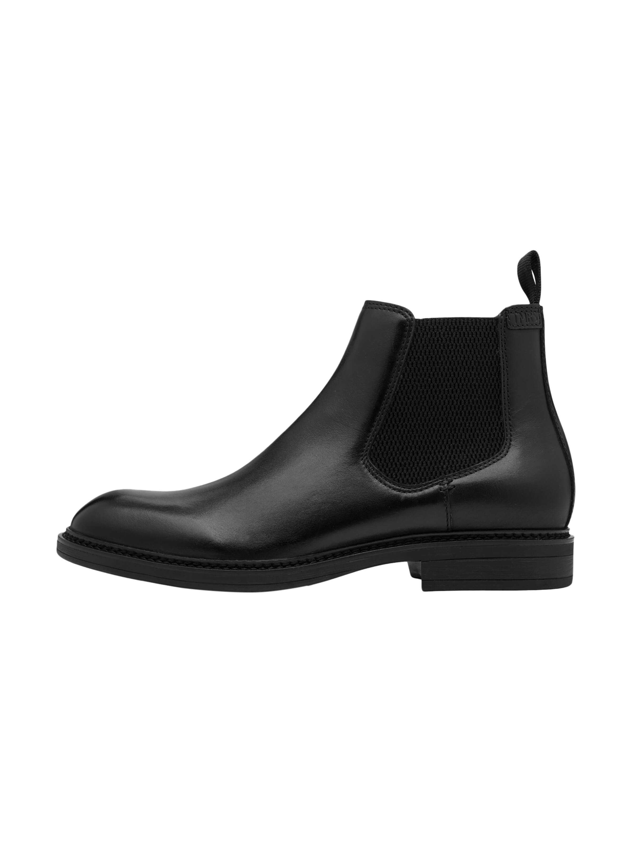 Tamaris Boots 'Lederstiefeletten'‌‌‌‌‌‌‌ in Schwarz: Vorderseite