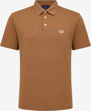 T-Shirt 'LIU JO UOMO POLO LYOCEL POLO' Liu Jo en marron : devant