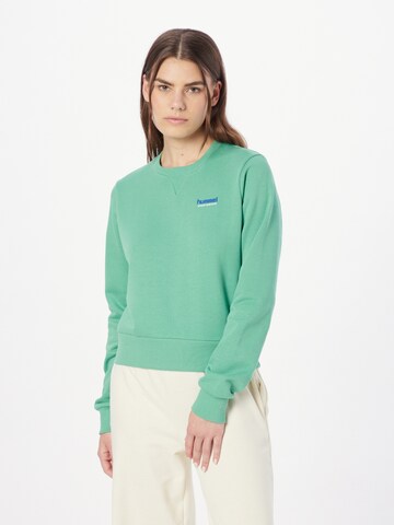 Hummel Bluzka sportowa 'SHAI' w kolorze zielony: przód