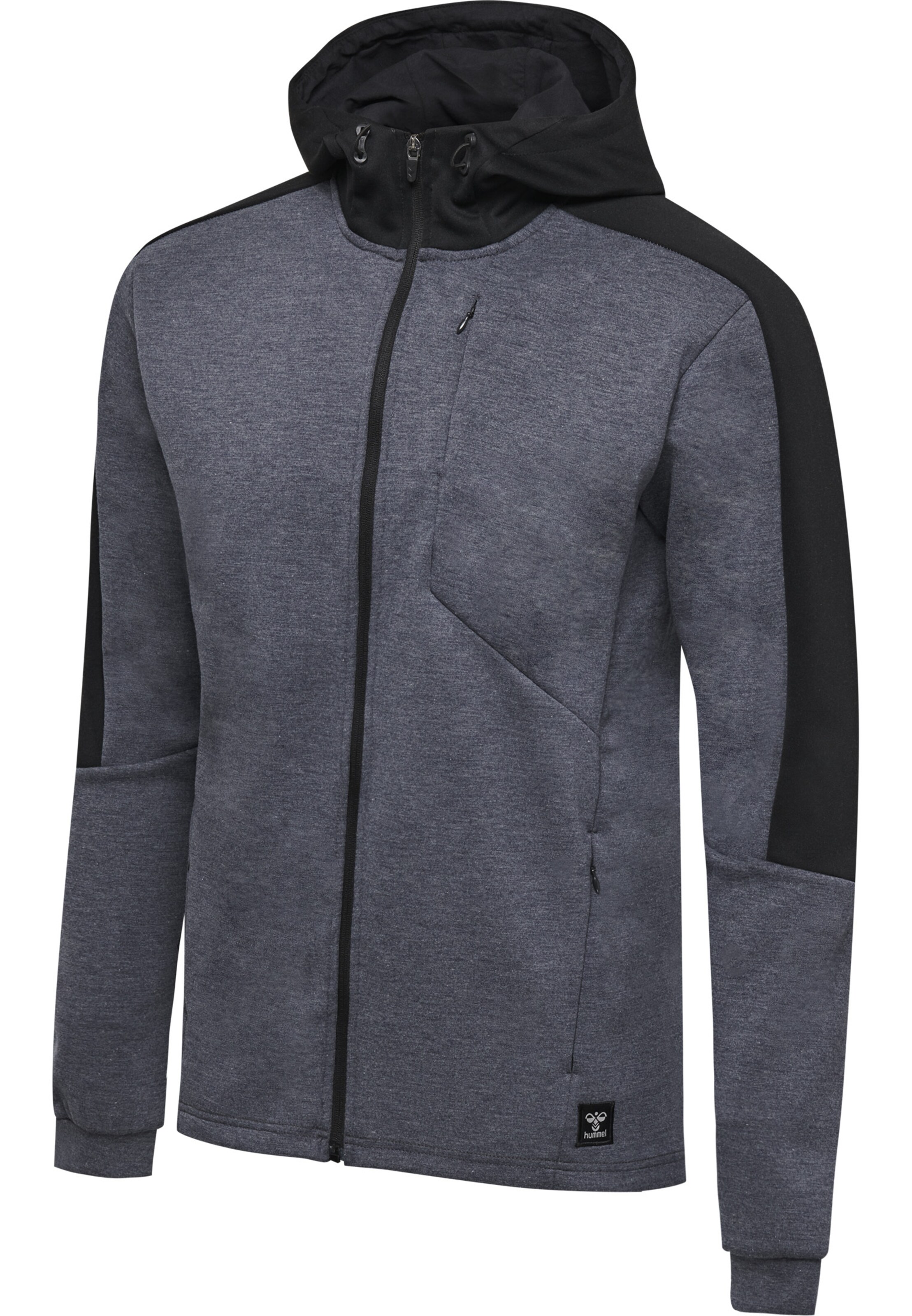 Hummel Αθλητική ζακέτα φούτερ σε μπλε: μπροστά