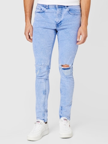 Cotton On סקיני ג'ינס בכחול: מלפנים