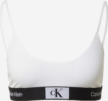 Bustino Reggiseno di Calvin Klein Underwear in bianco: frontale