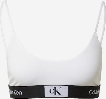 balts Calvin Klein Underwear Krūšturis: no priekšpuses