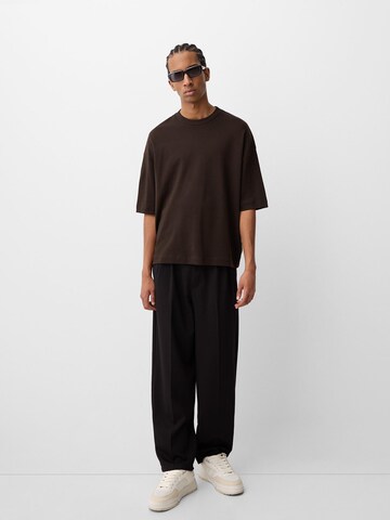 Bershka Majica | rjava barva