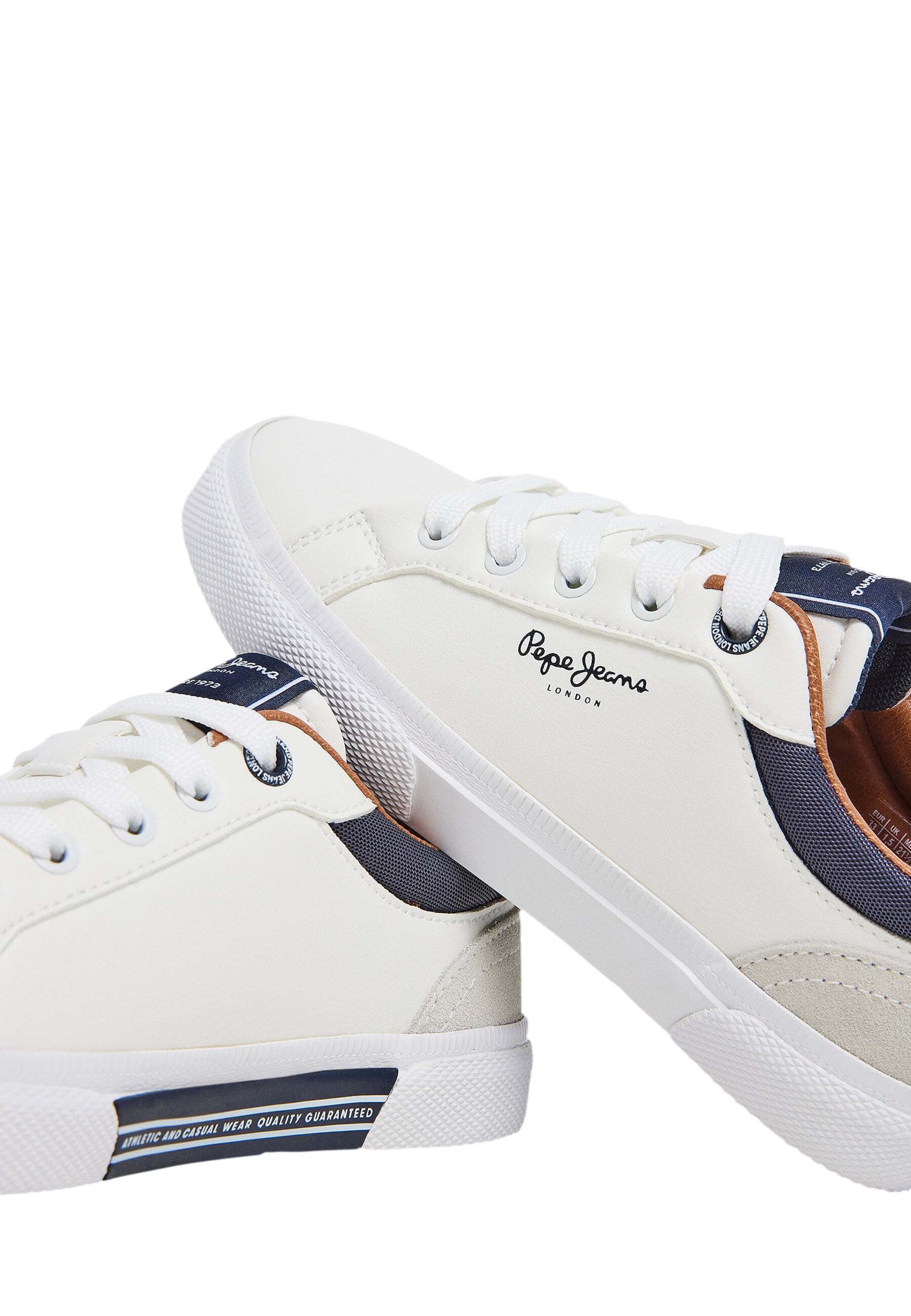 Sneaker 'Kenton' di Pepe Jeans in bianco
