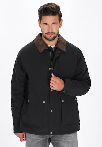 DreiMaster Vintage - Chaqueta de entretiempo en negro: frente