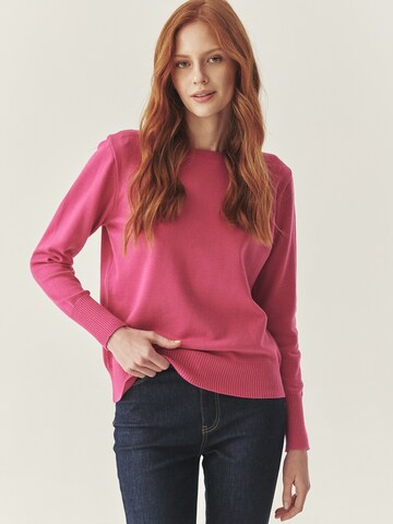 TATUUM Пуловер 'Fifer 1' в розово: отпред