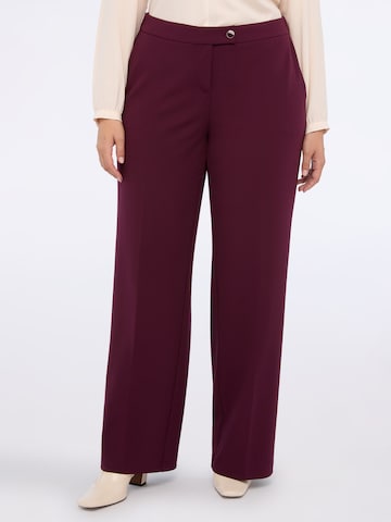 Fiorella Rubino Regular Broek in Rood