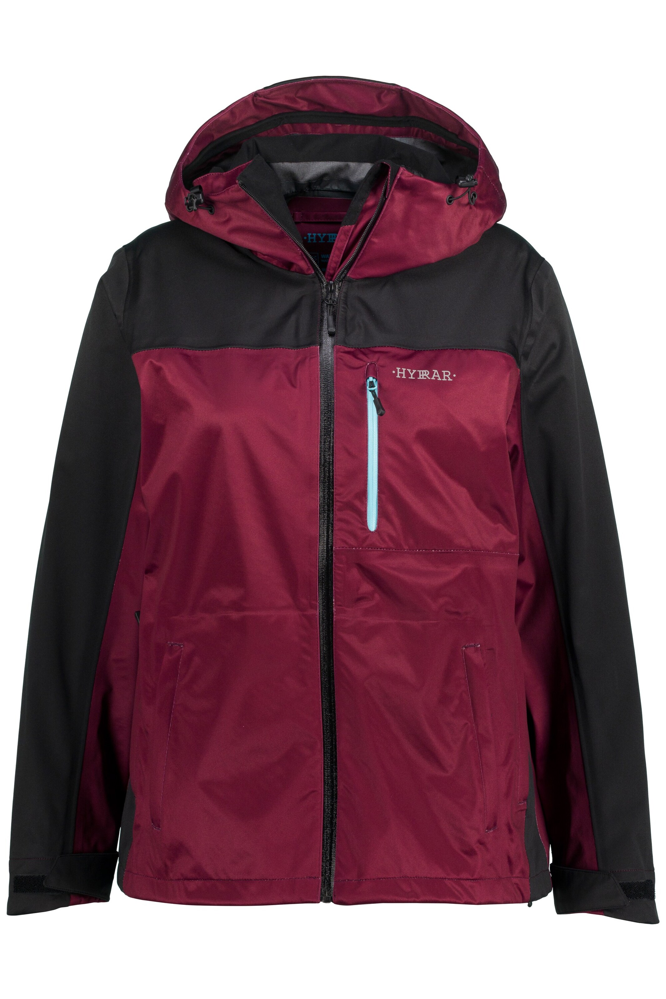 Ulla Popken Performance Jacket 'Hyprar' in Red: front