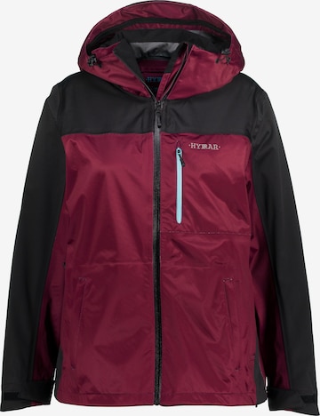 Ulla Popken Performance Jacket 'Hyprar' in Red: front