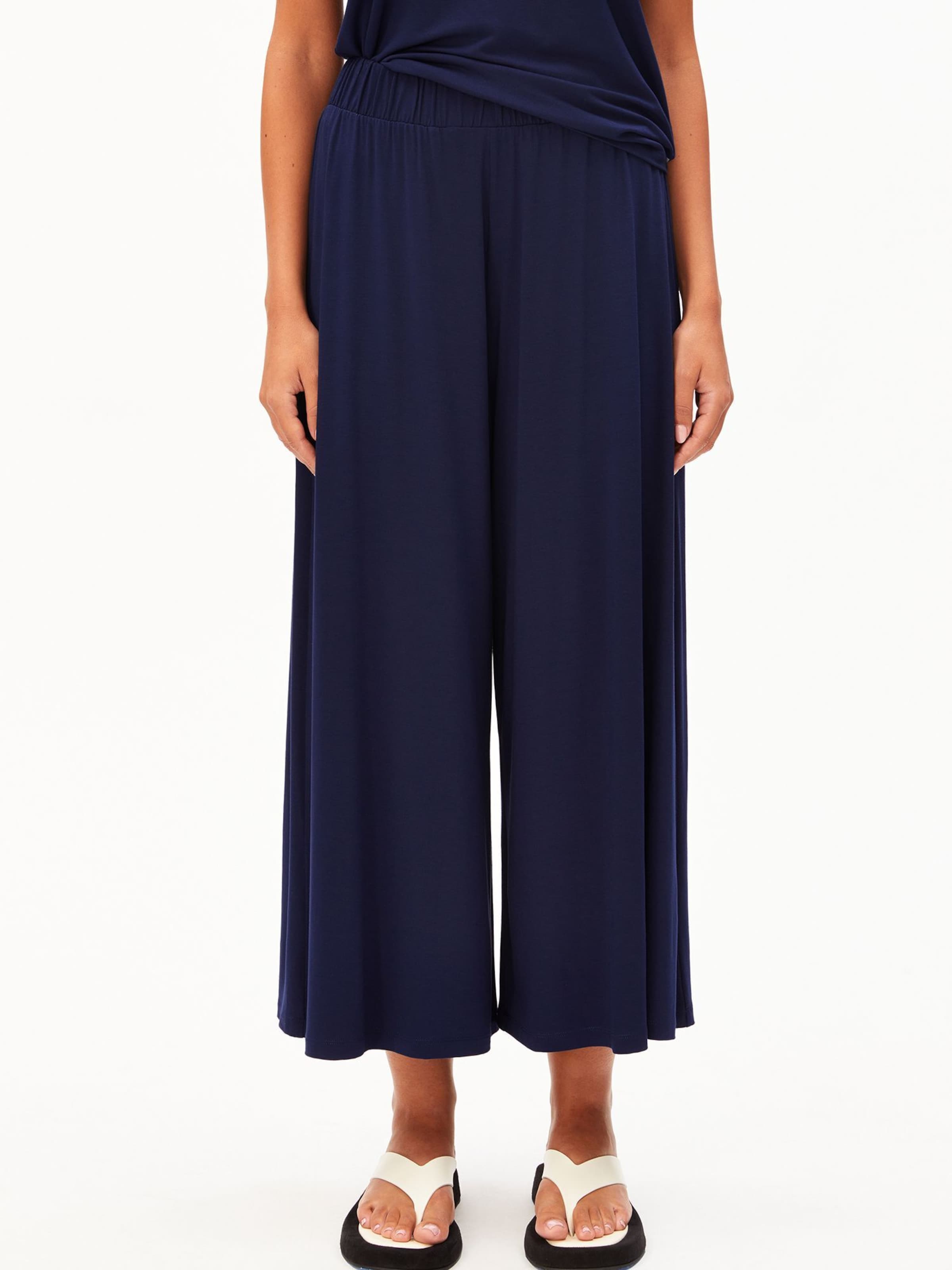 ARMEDANGELS Wide leg Broek in Blauw