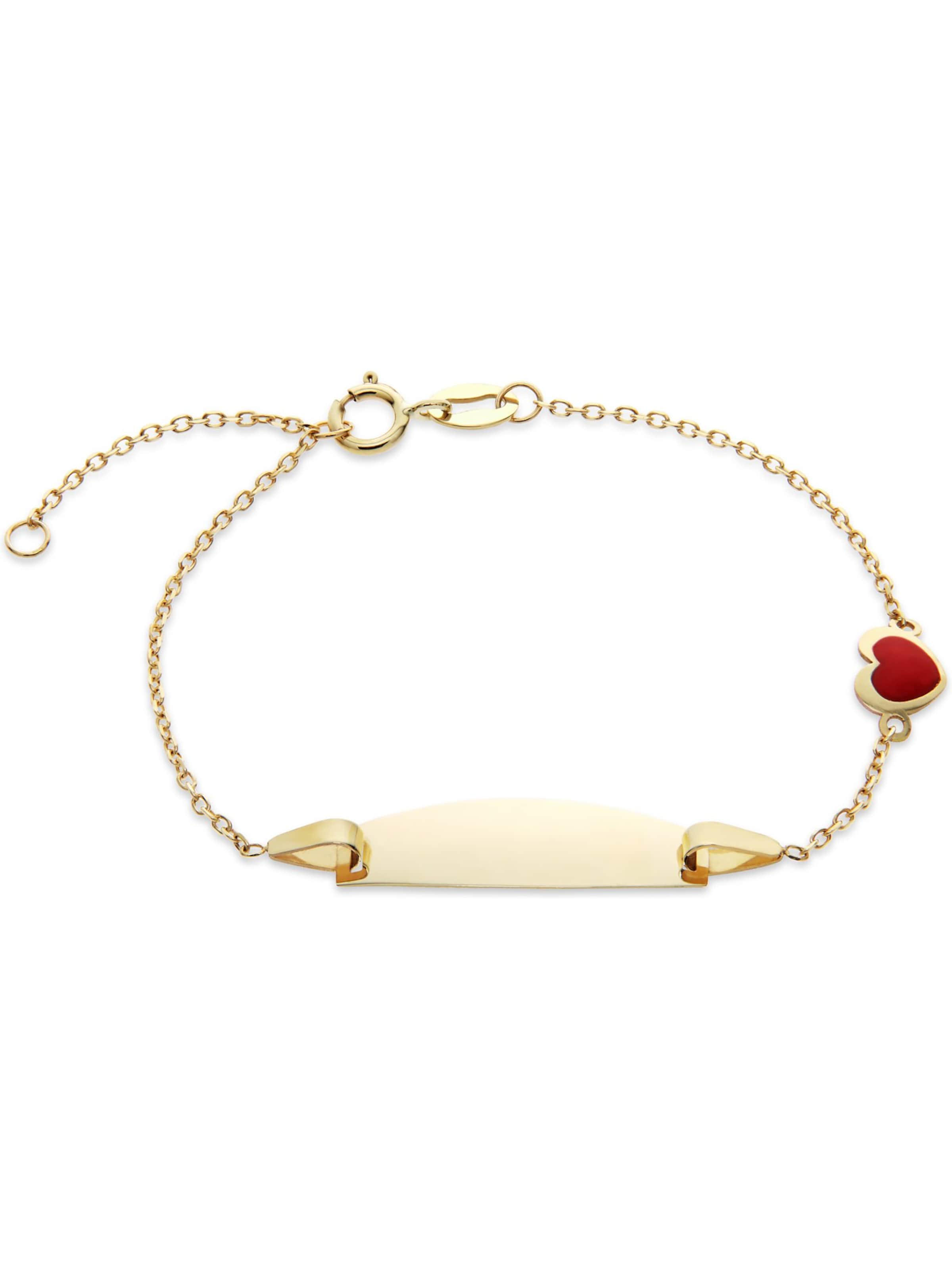 FAVS Little Friends Armband in Gold: Vorderseite