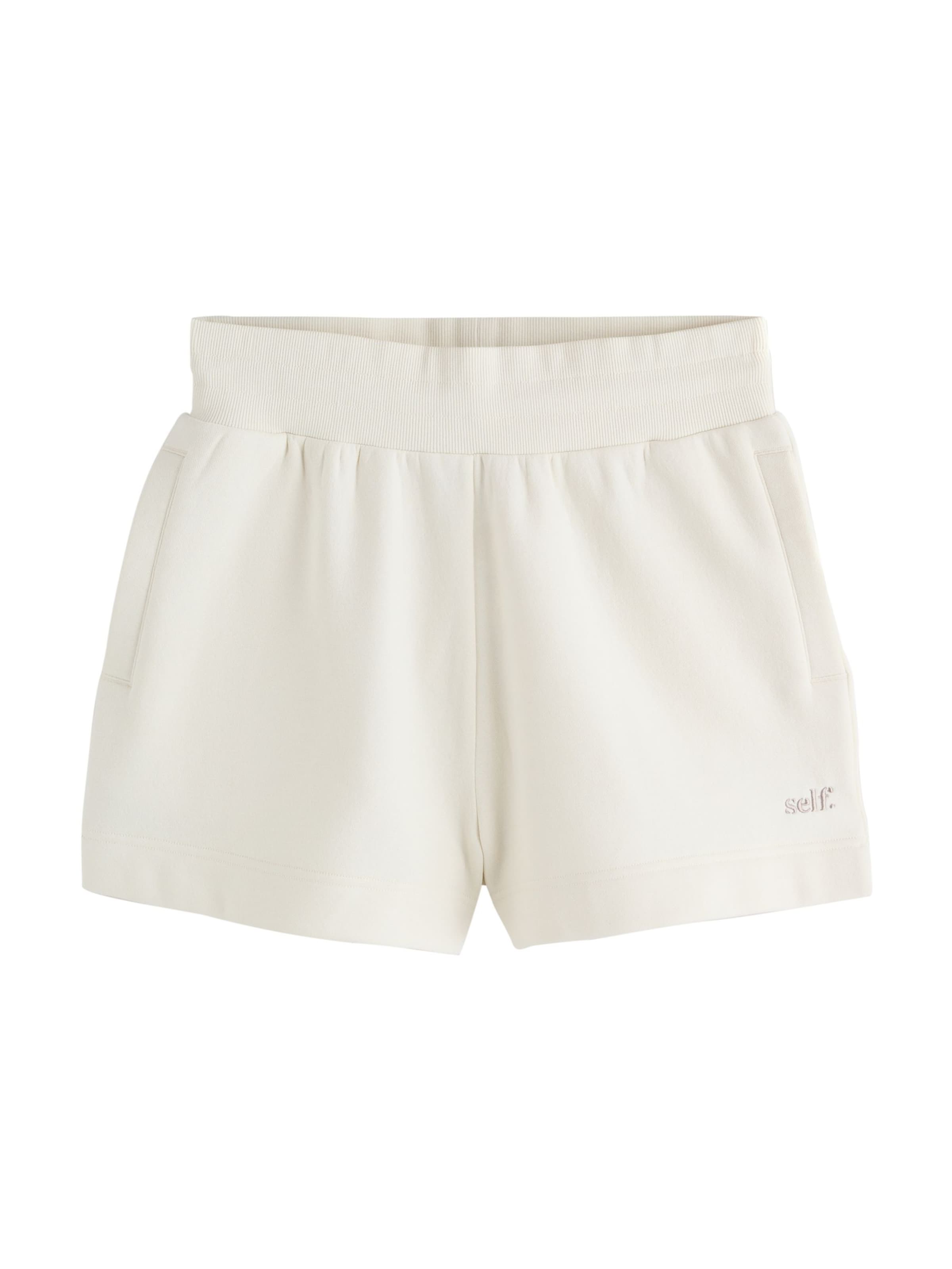 self. Pants in Beige: front