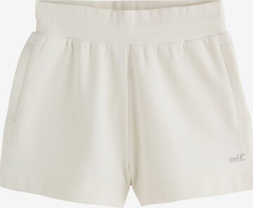 self. Pants in Beige: front