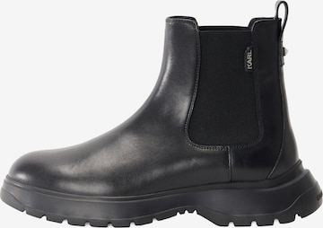 Karl Lagerfeld Chelsea-bootsit värissä musta: etupuoli