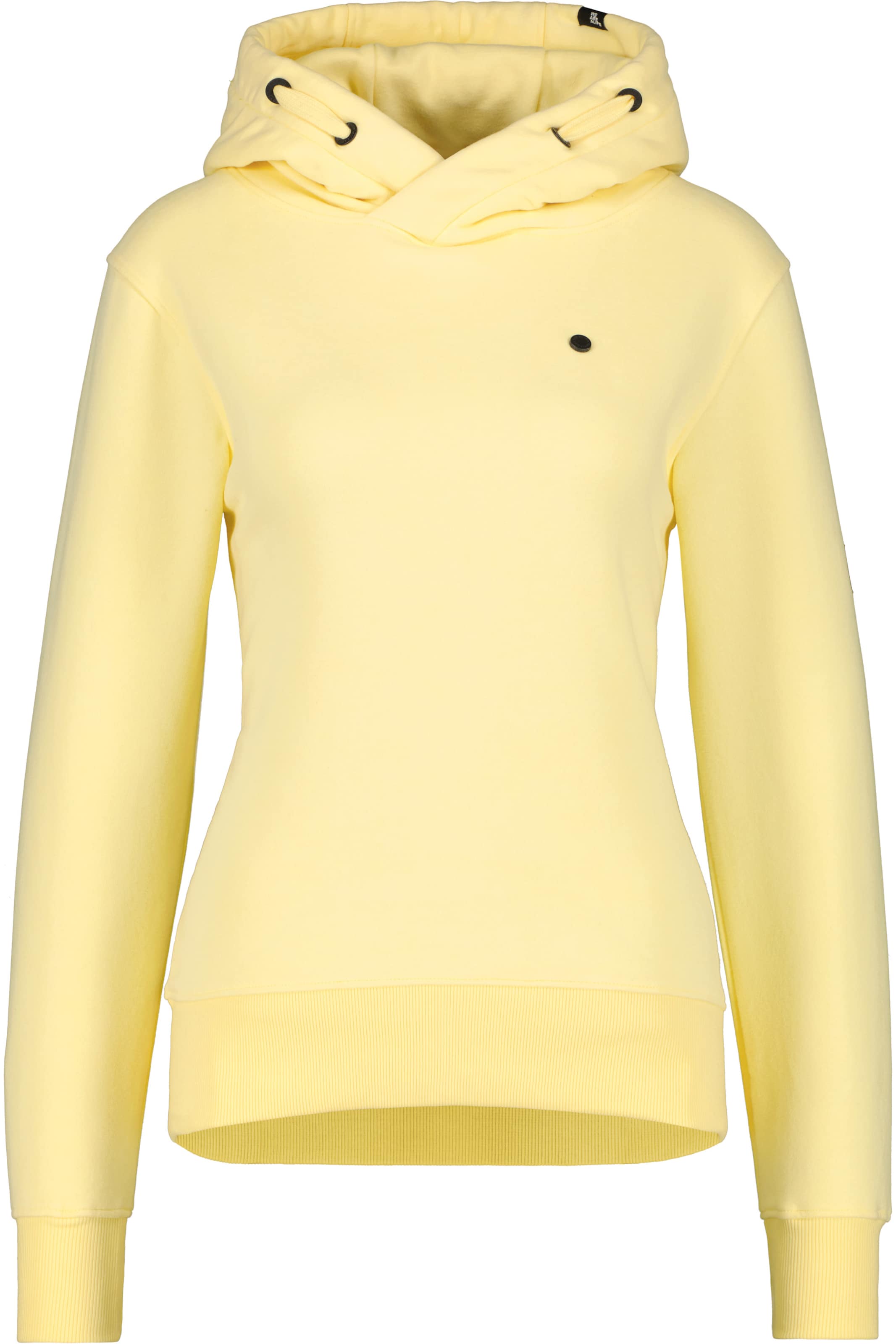 Alife and Kickin - Sudadera &#x27;SarinaAK&#x27; en amarillo: frente