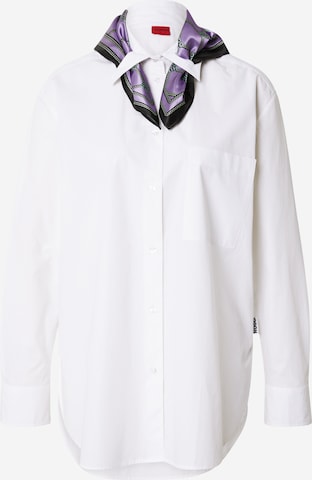 Camicia da donna 'Epelia' di HUGO in bianco: frontale