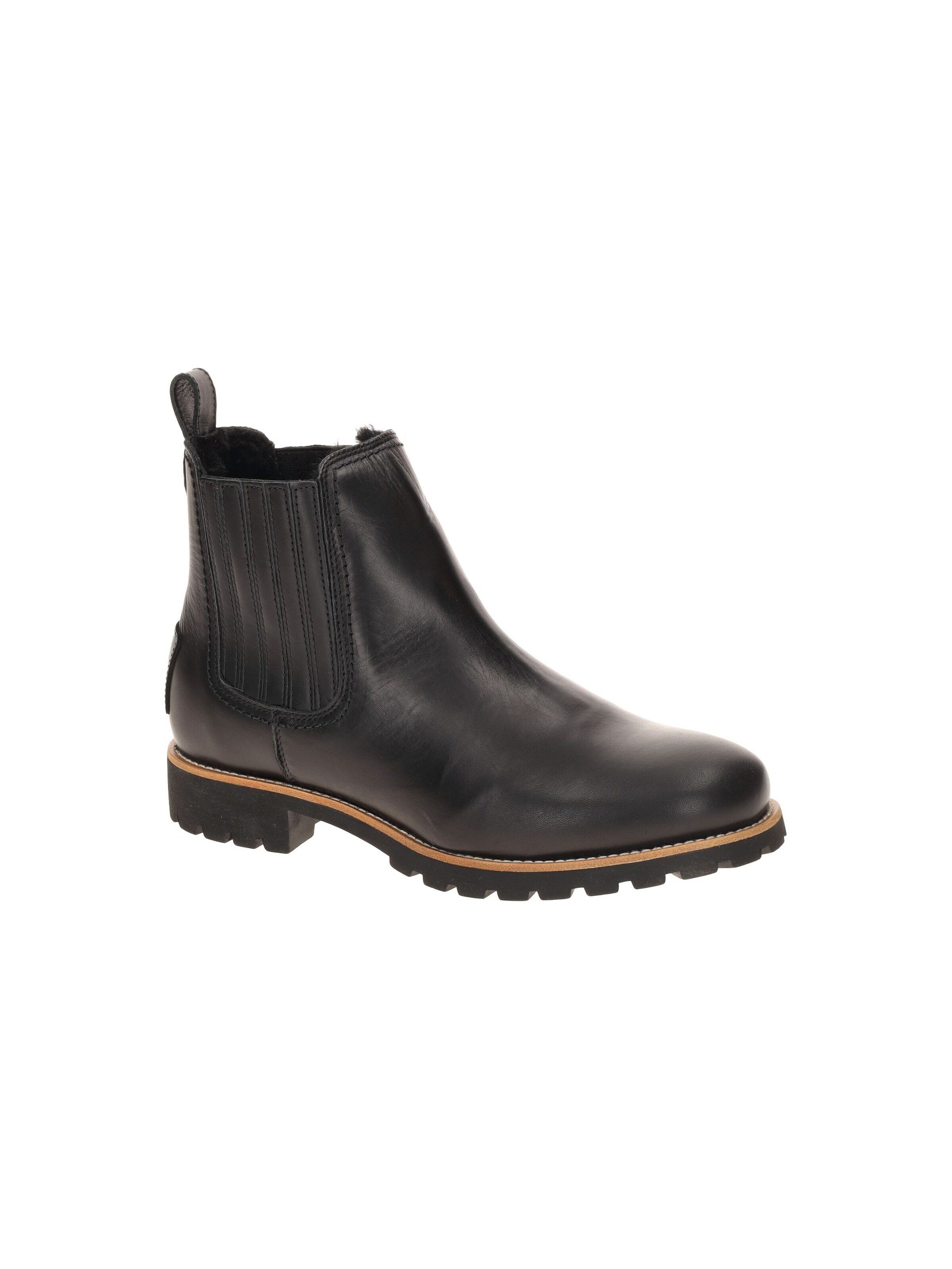 PANAMA JACK Chelsea Boots 'Panama Jack Brigitte Igloo Trav B2 Chelsea Stiefelette schwarz'‌‌‌‌‌‌‌‌ in Schwarz: Vorderseite