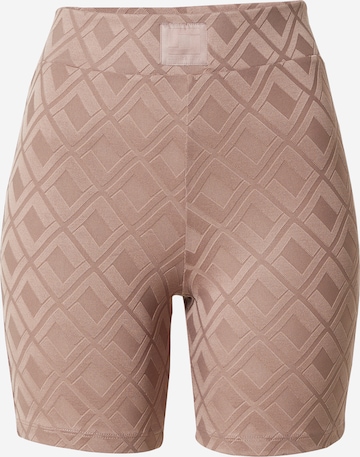 River Island Skinny Leggings 'ALESTA' in Brown: front