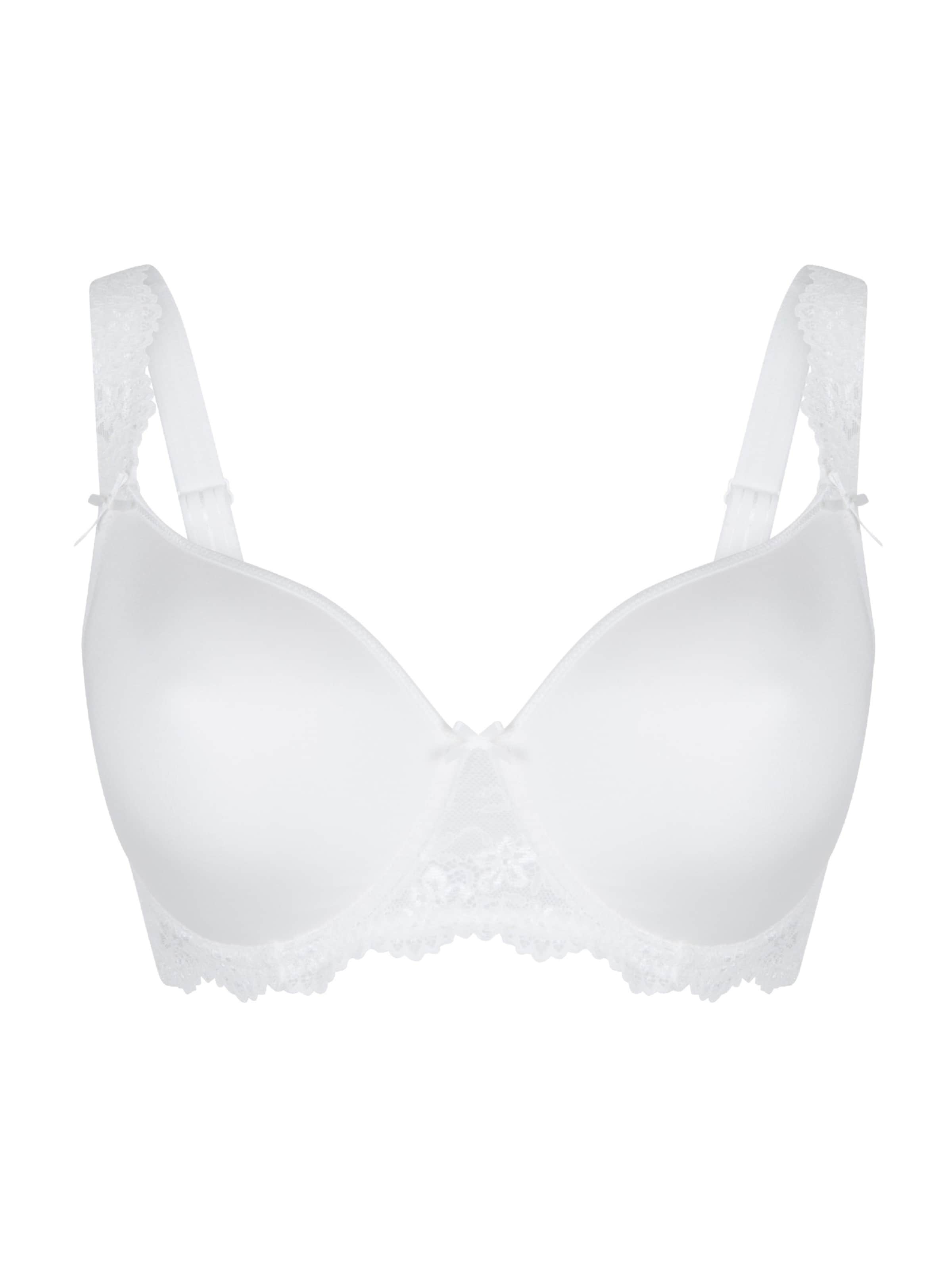 LingaDore Tričkové Podprsenka - Biela: predná strana