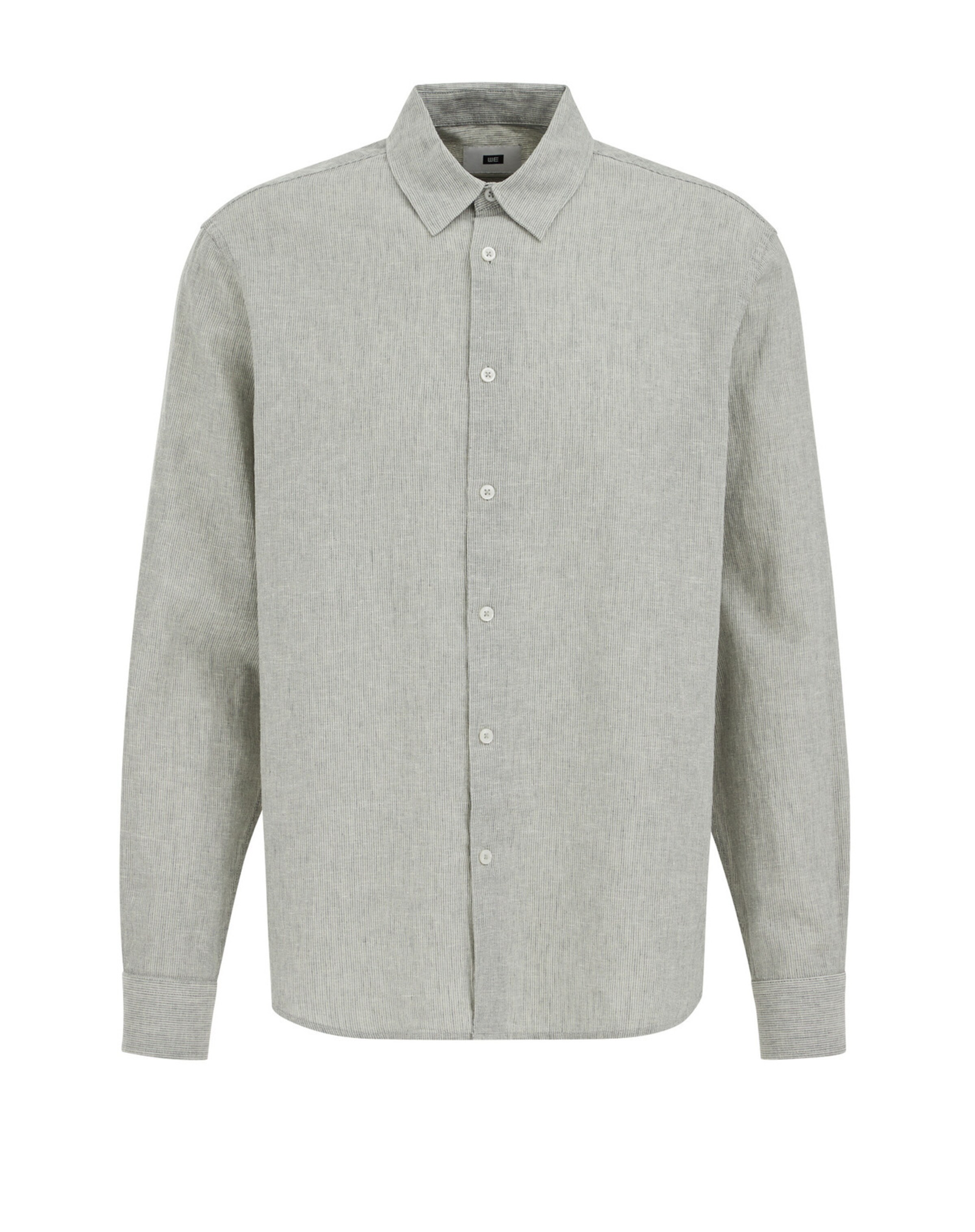 WE Fashion Средняя посадка Деловая рубашка в Зеленый: спереди