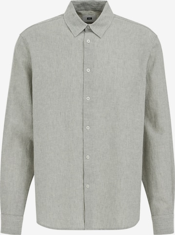 WE Fashion Regular Fit Businesspaita värissä vihreä: etupuoli