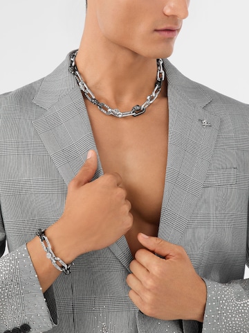Philipp Plein Armband in Zilver: voorkant
