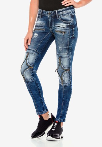 CIPO & BAXX Skinny Jeans in Blau