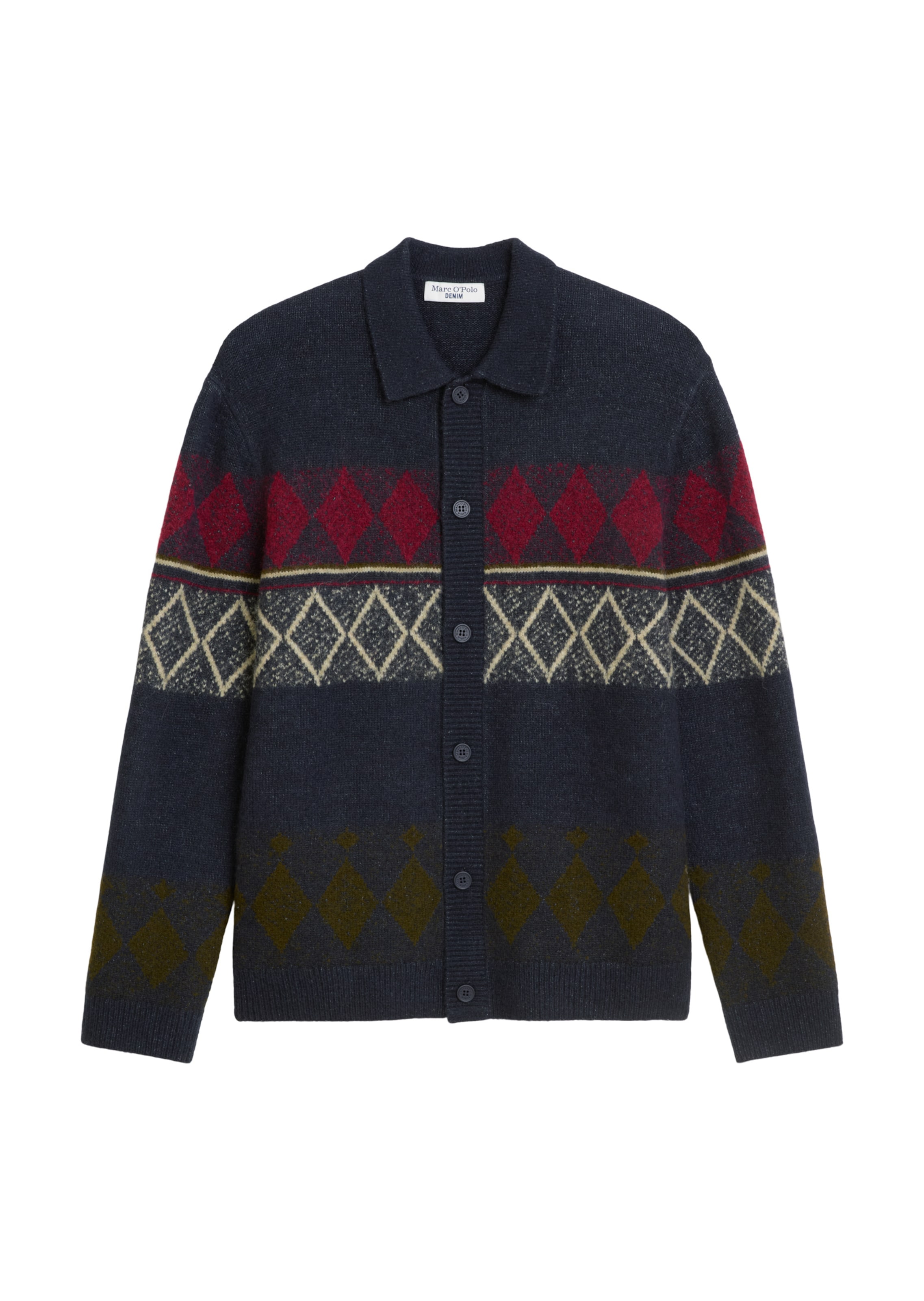 Marc O'Polo DENIM Knit cardigan in Dark blue, Item view