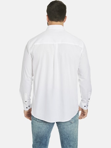 Jan Vanderstorm Regular fit Button Up Shirt 'Ulfe' in Blue
