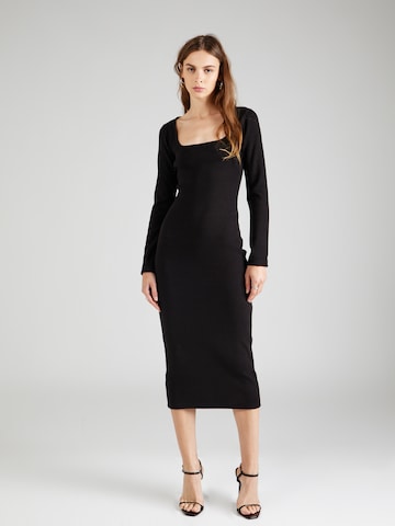 Robe Misspap en noir : devant