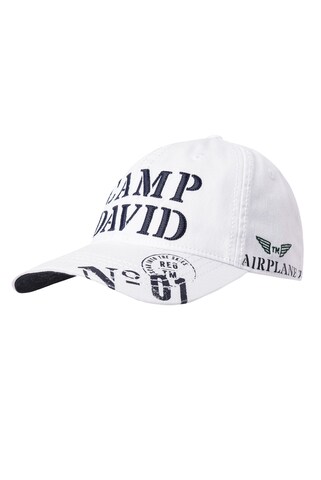 CAMP DAVID Athletic Cap in White