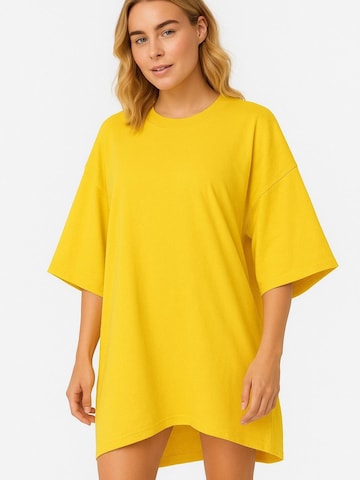 Worldclassca Oversized Shirt in Yellow: front