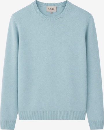 GOBI Cashmere Neulepaita 'Women's Essential Cashmere Crewneck Sweater' värissä sininen: etupuoli