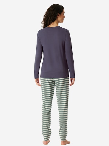 Pyjama 'Casual Essentials' SCHIESSER en vert