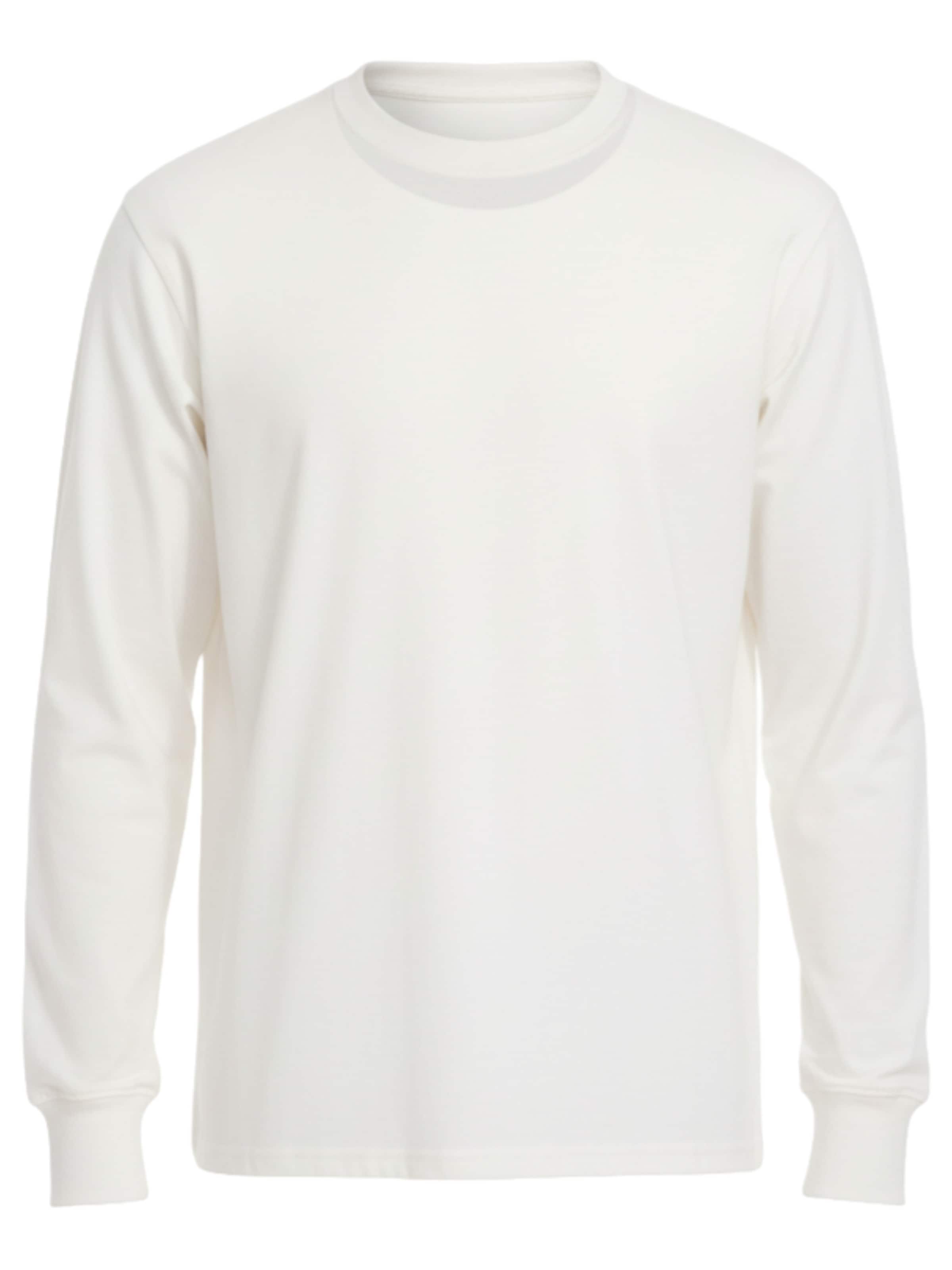 T-Shirt 'OM-LSBC-0129' Ombre en blanc : devant