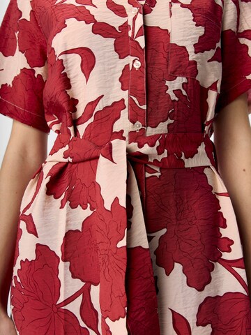 Robe-chemise 'OBJJacira' OBJECT en rouge