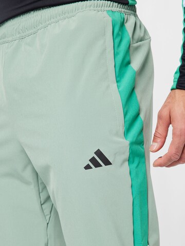 ADIDAS PERFORMANCE - regular Pantalón deportivo 'Colorblock 3-Stripes' en verde