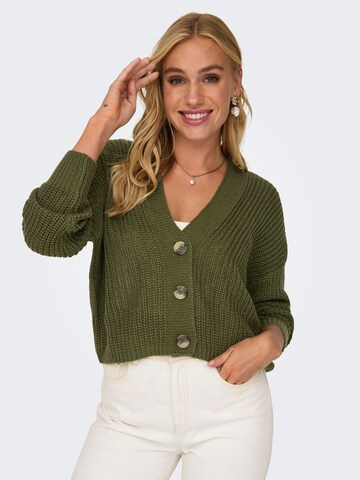 ONLY Knit cardigan 'Carol' in Green