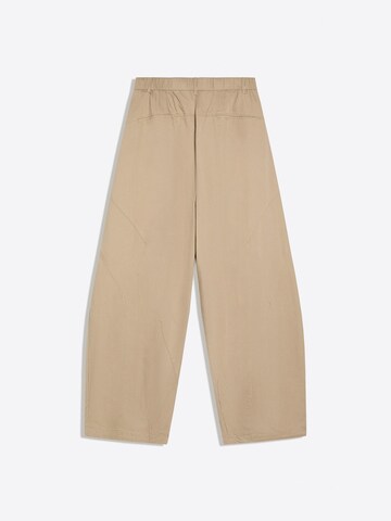Bershka Barrel Byxa i beige