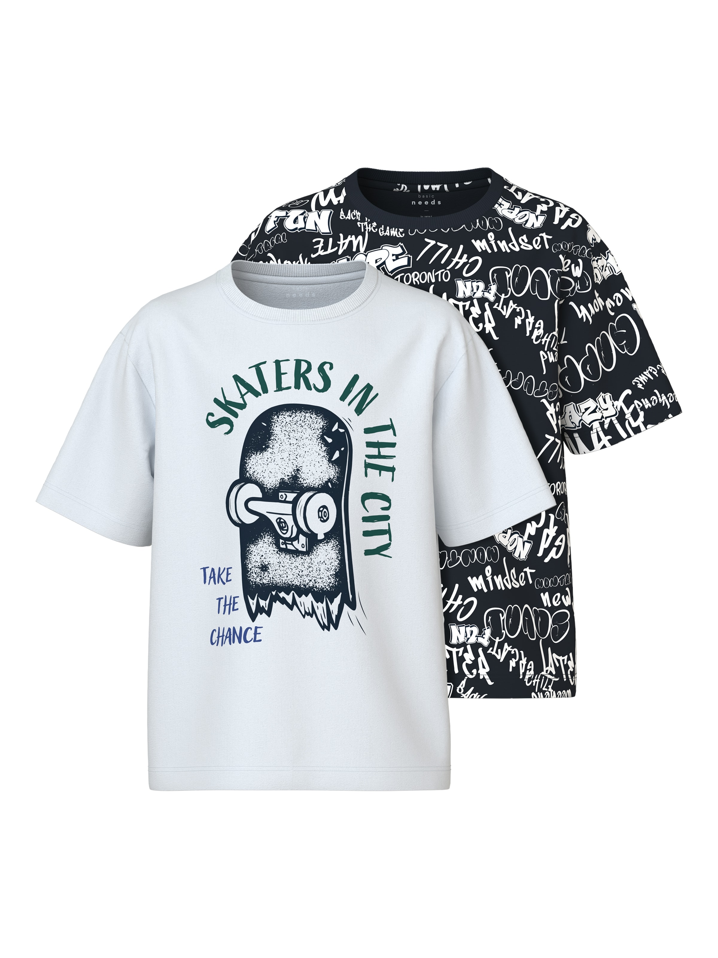 NAME IT Tričko 'NKMVELDO' – modrá: přední strana