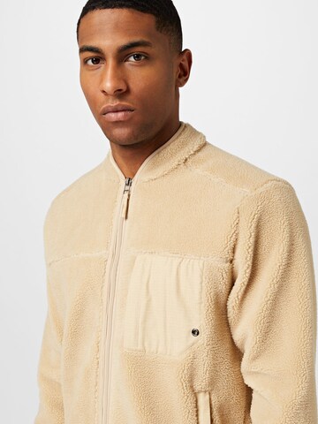 Kronstadt Fleece jacket 'Kayson' in Beige