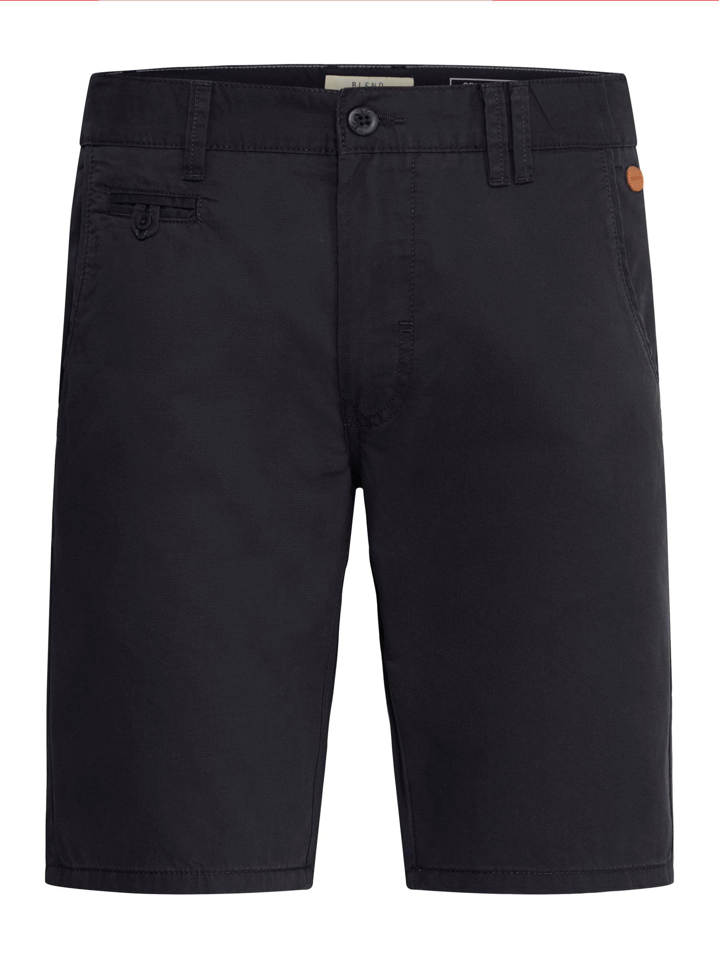 BLEND Chino Pants 'Sasuke' in Black: front