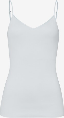 Hanro Top ' Cotton Seamless ' in White: front