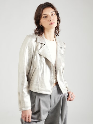 Veste mi-saison 'PARIS' ONLY en argent : devant