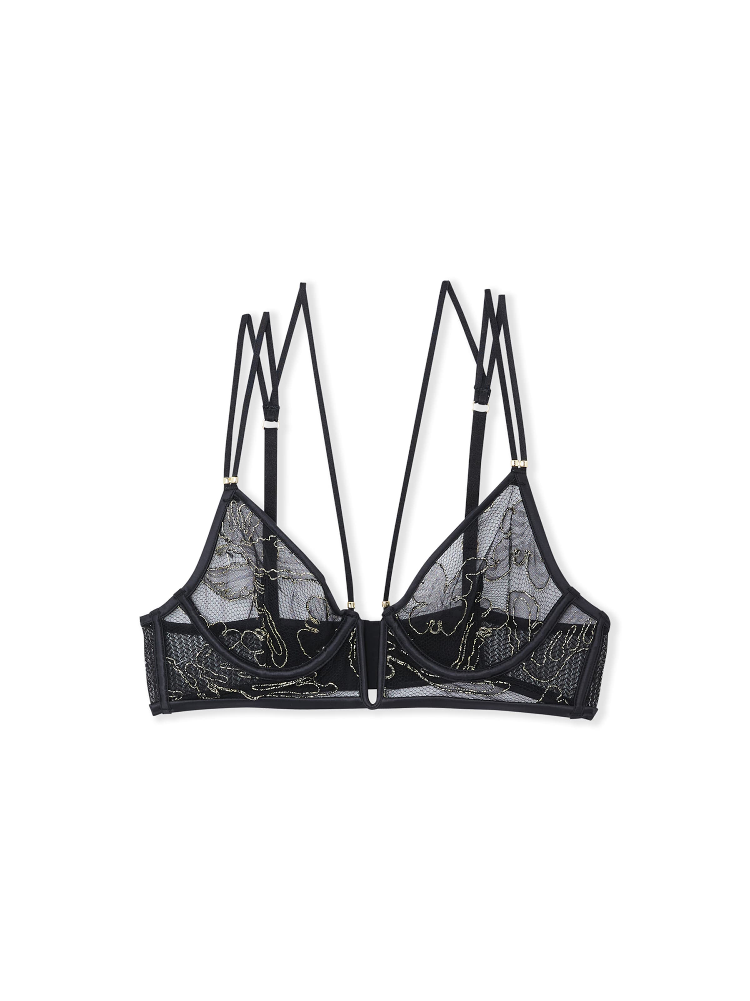 Reggiseno 'After Midnight' di ETAM in nero: frontale