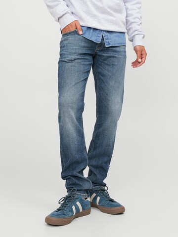 JACK & JONES Slimfit Jeans 'Glenn Ward' in Blauw: voorkant