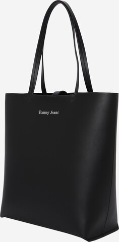 Tommy Jeans Nákupní taška 'North South' – černá: přední strana