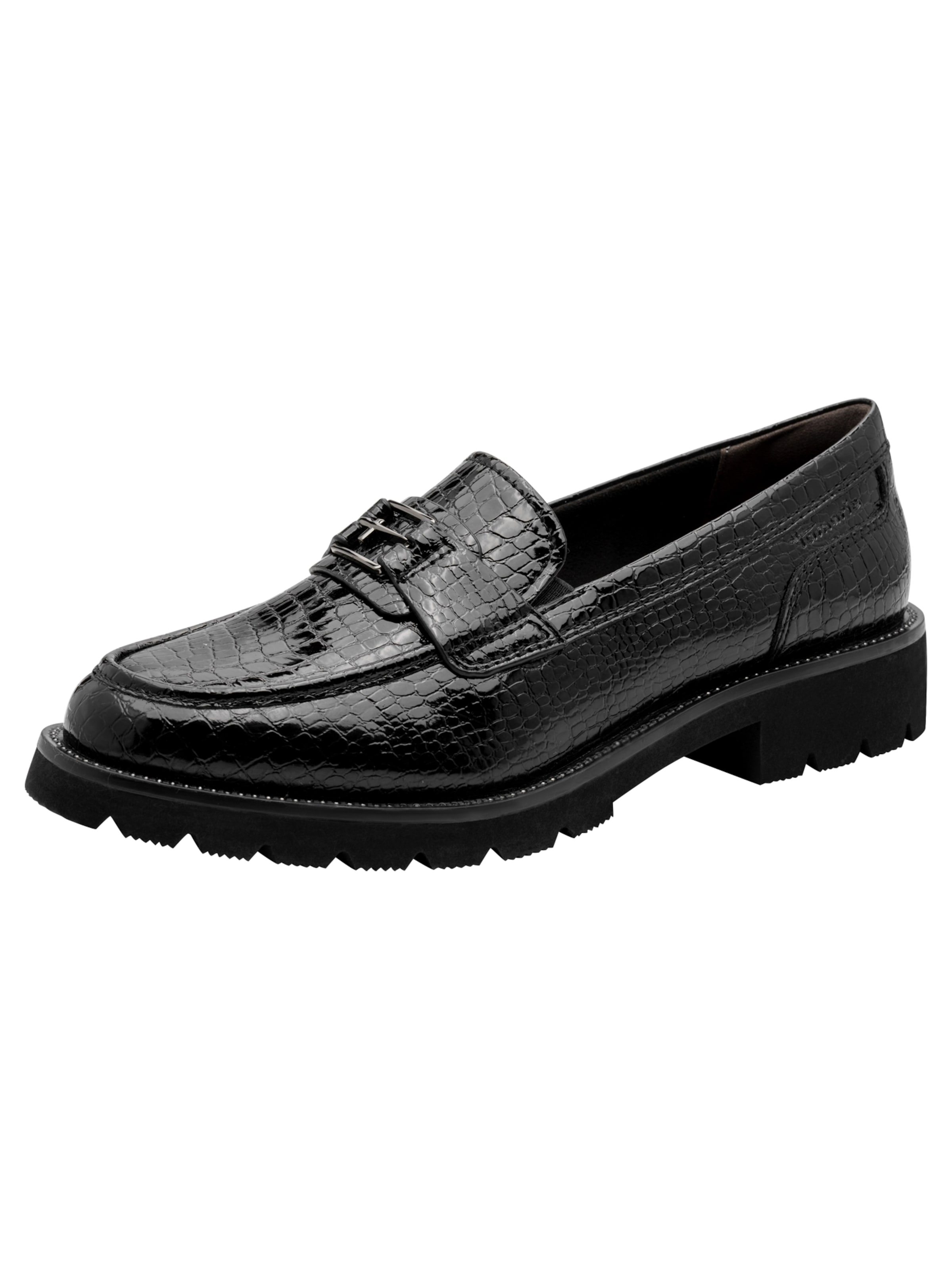 Tamaris Slipper in Schwarz: Vorderseite